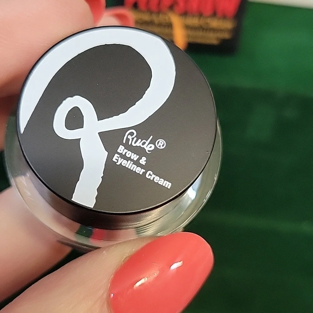 RUDE Peepshow Brow & Eyeliner Cream - Green New in Box 3g